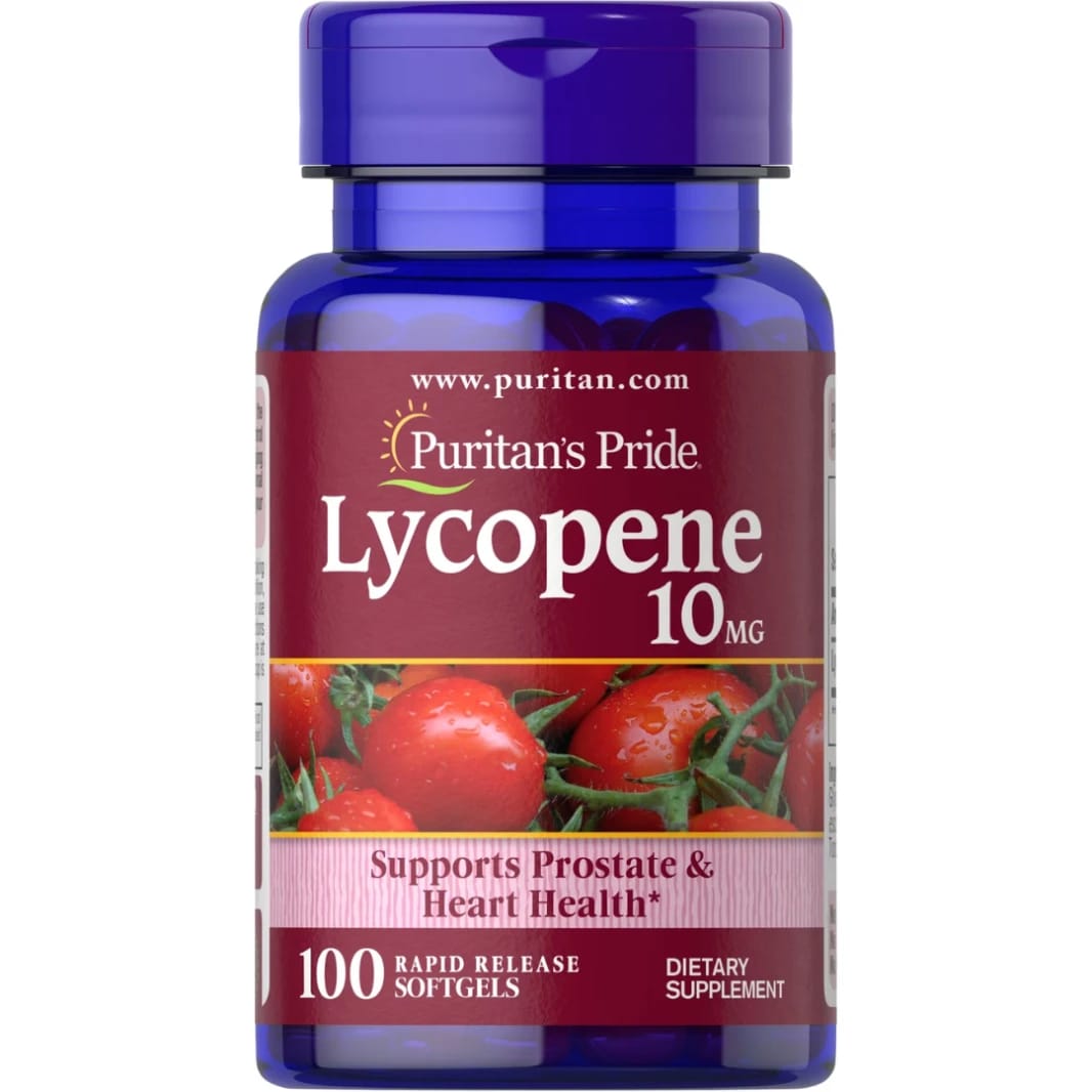 Puritan's Pride Lycopene 10 mg 100 Capsules (Best Before 01-03-2027)