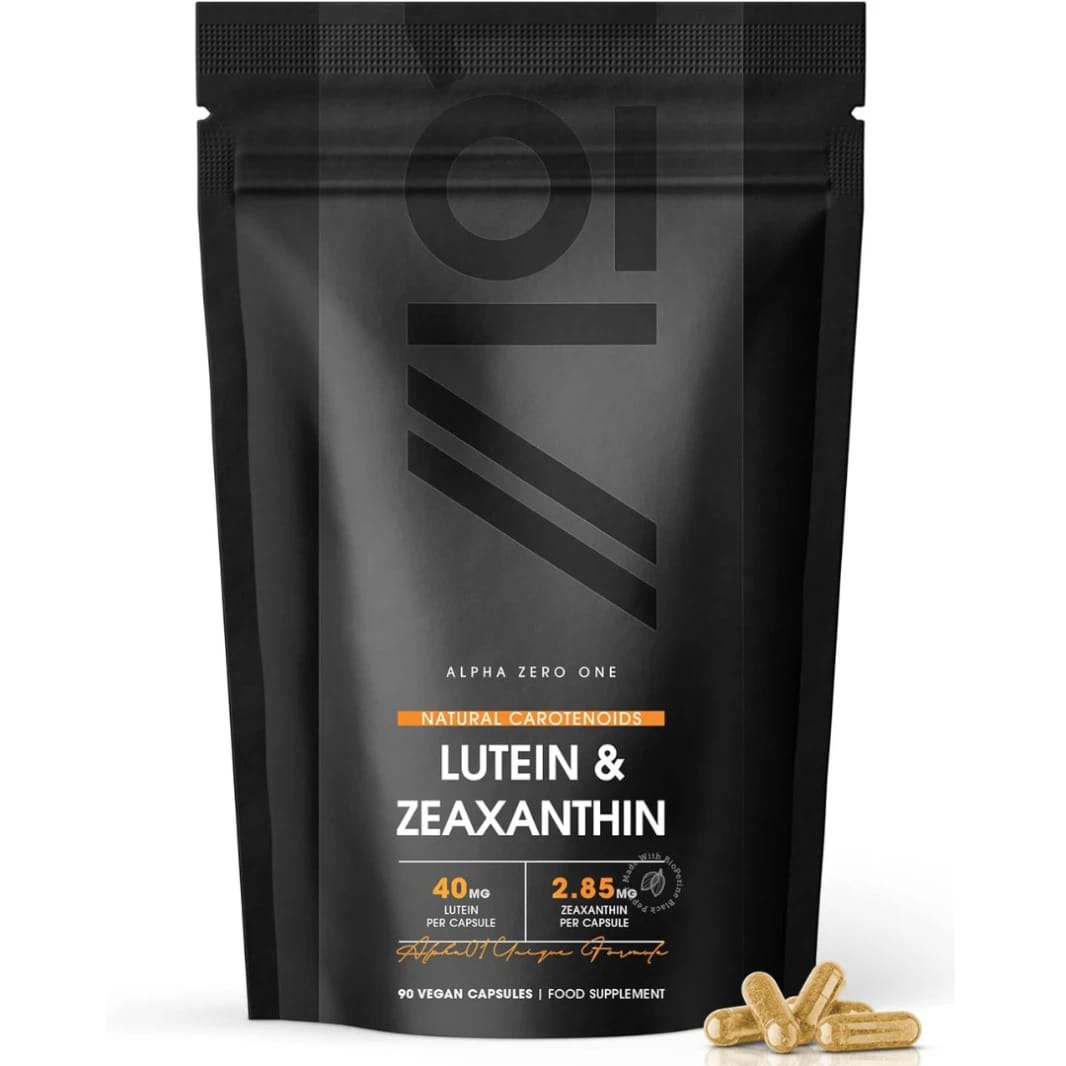 100% Natural Lutein 40 mg with Zeaxanthin 2.85 mg with Enhanced Absorption 90 Capsules