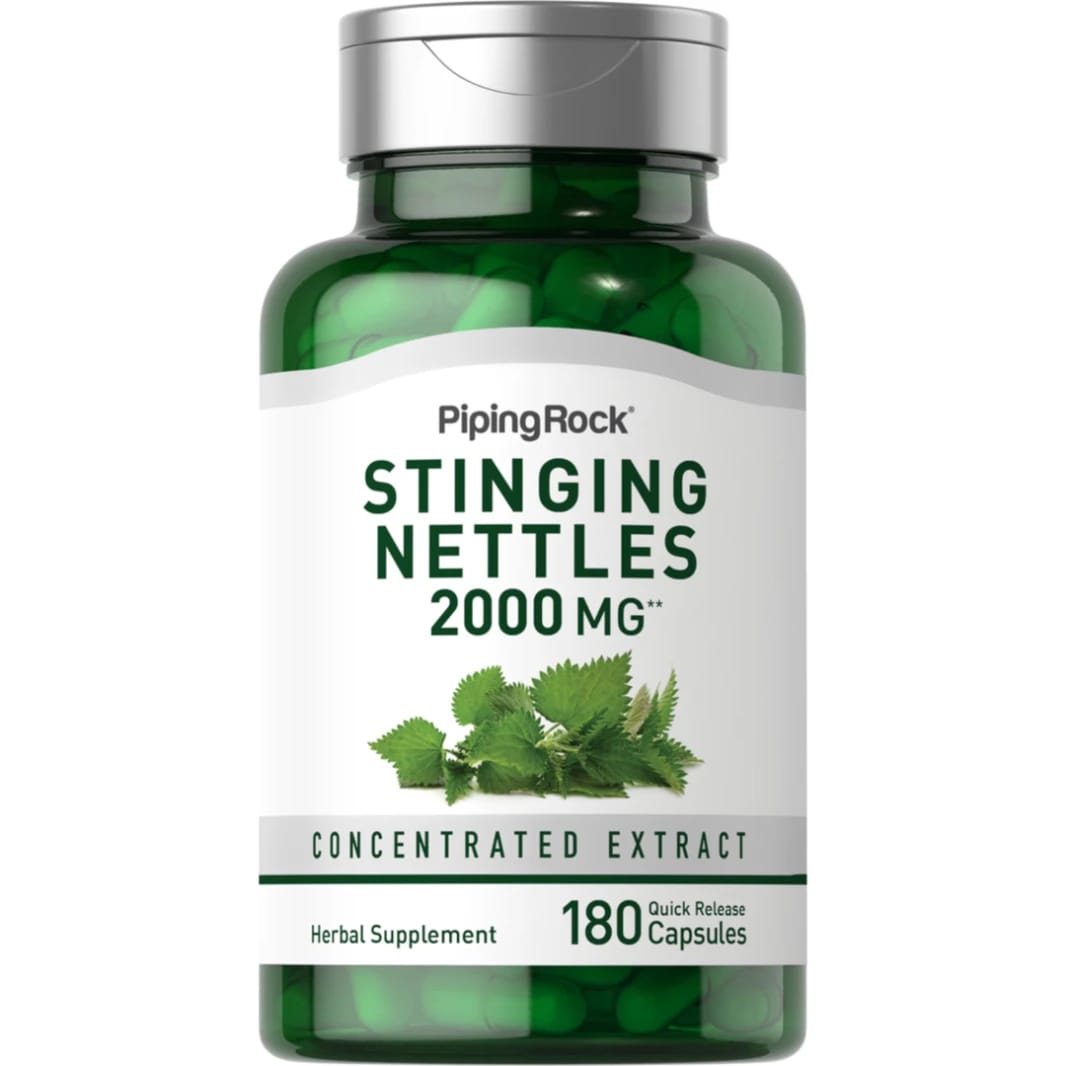 PipingRock Stinging Nettle Leaf Extract 2000 mg 180 Capsules Non-GMO