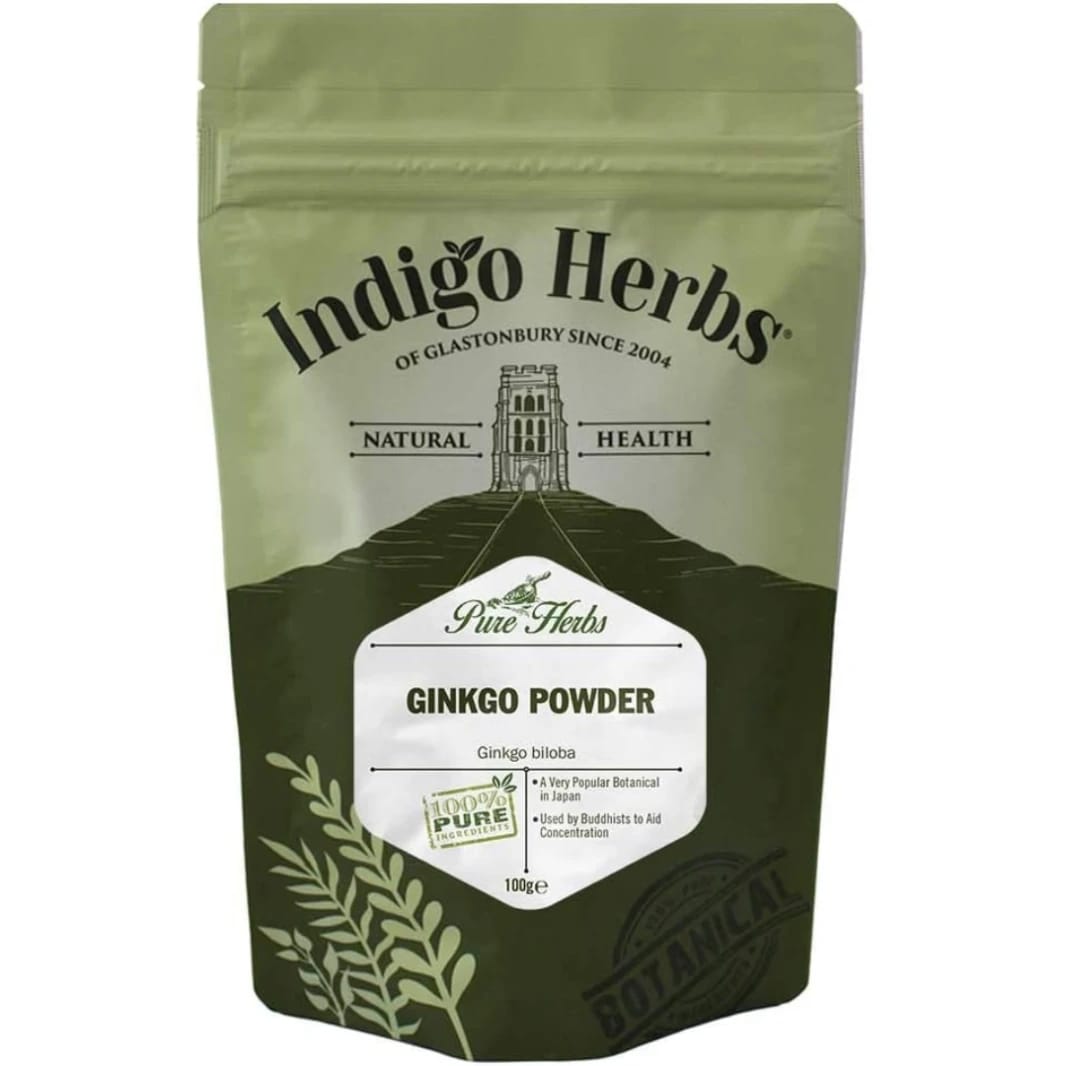 Ginkgo Leaf Powder 100g (Best Before 01-12-2026)
