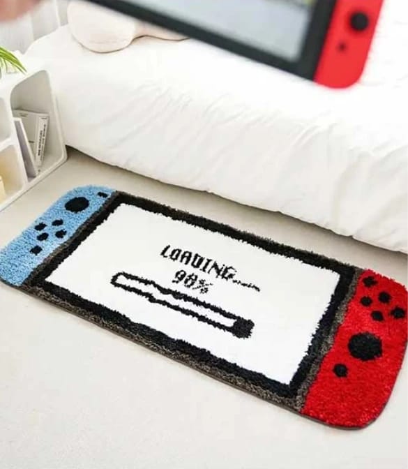 Nintendo Gamer Carpet For Home And Bedroom Decor