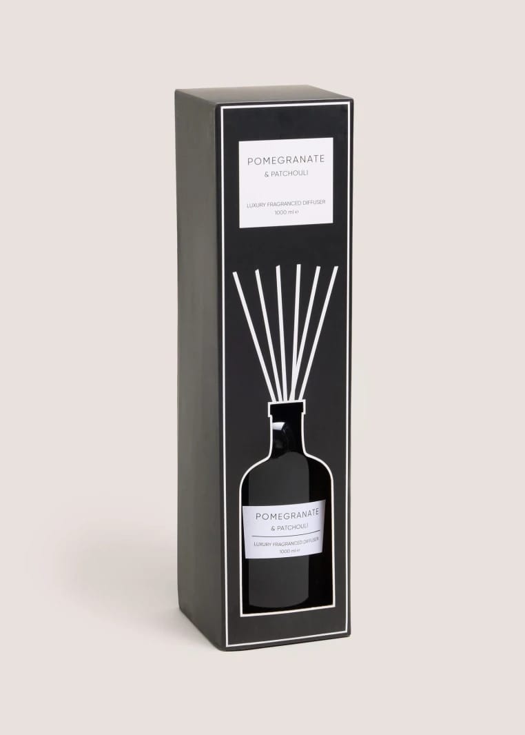 Reed Diffuser Pomegranate and Patchouli - Black