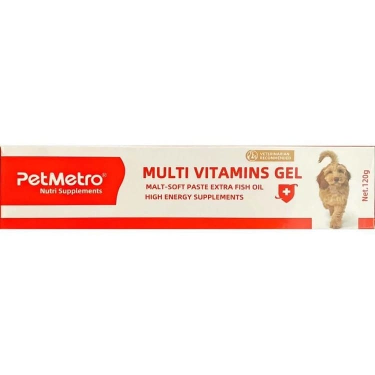 Petmetro معجون الفيتامينات المتعددة جل غذائي 120 جرام