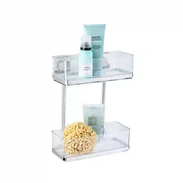 Venko - Wall Shelf 'Quadro Vacuum-Loc' - 2-Level Shelf