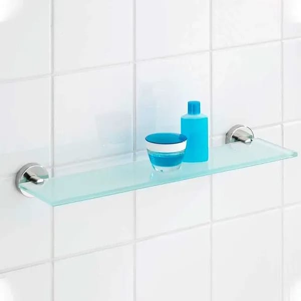 Venko "Bosio" Wall Shelf - Stainless Steel - Shiny Silver