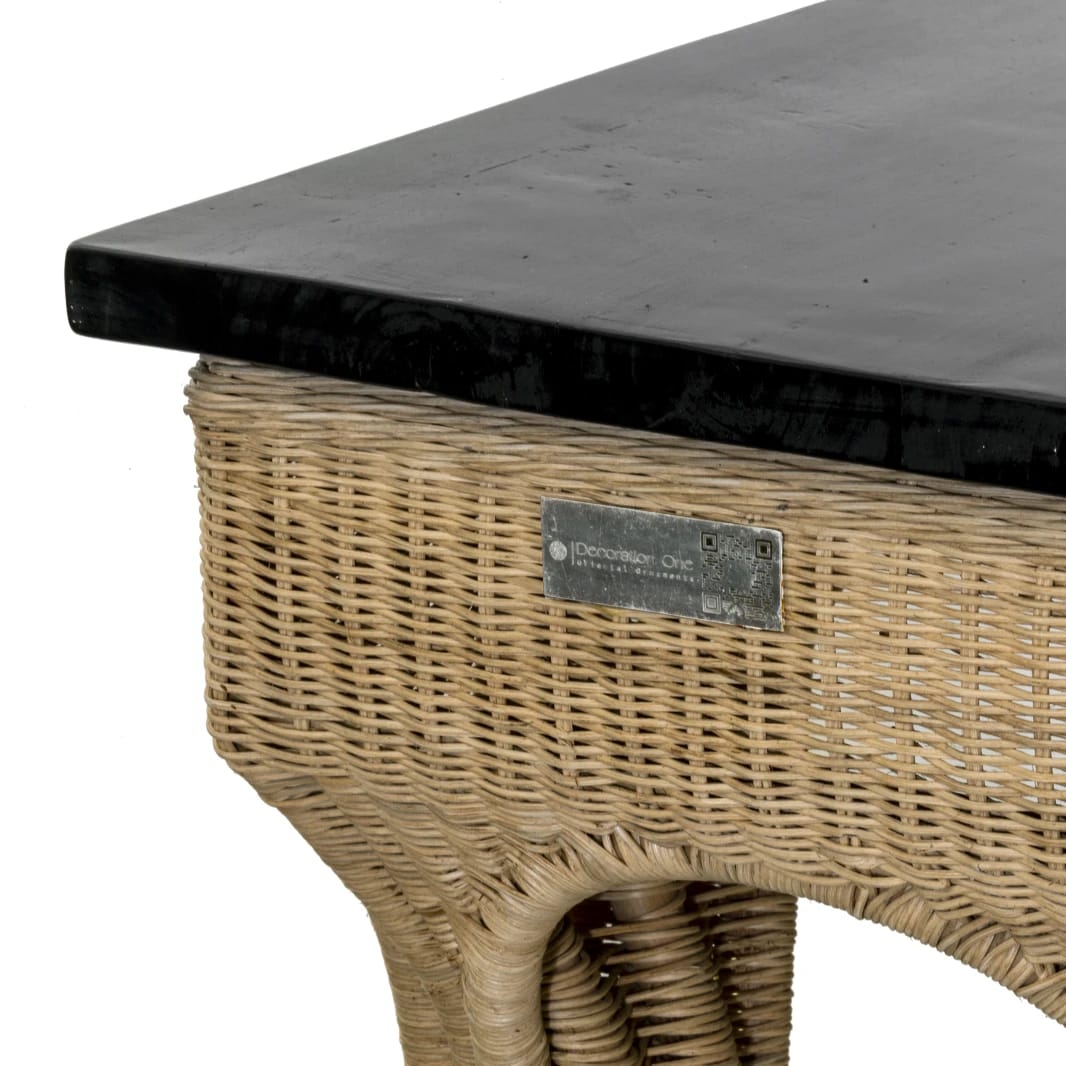Console One Arch Natural Rattan Majles Collection (PC)