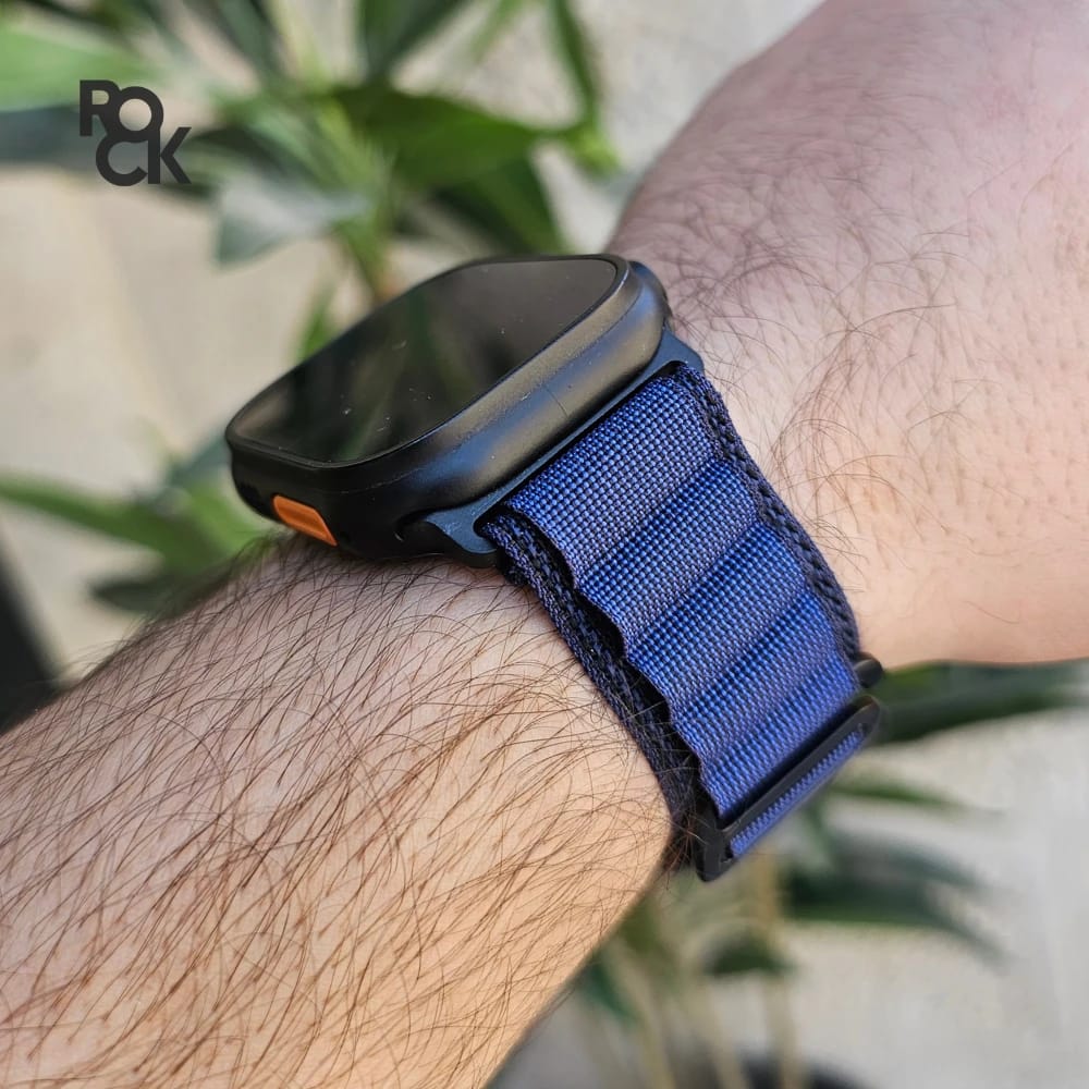 Alpine Loop Black Buckle For Apple Watch