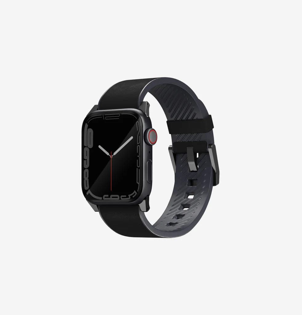 UNIQ Straden Waterproof Leather Hybrid Apple Watch Strap