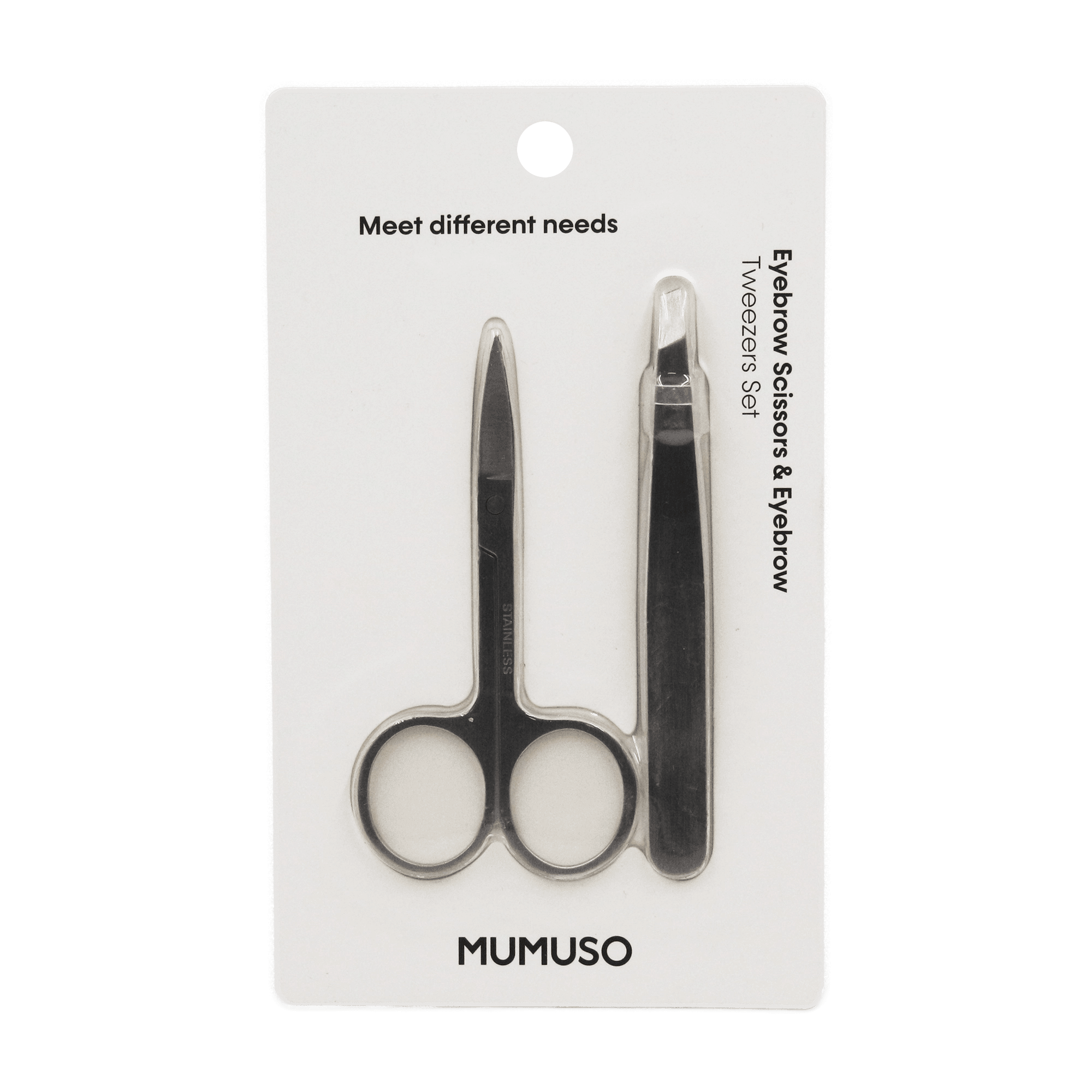 Eyebrow Scissors and Tweezers Set