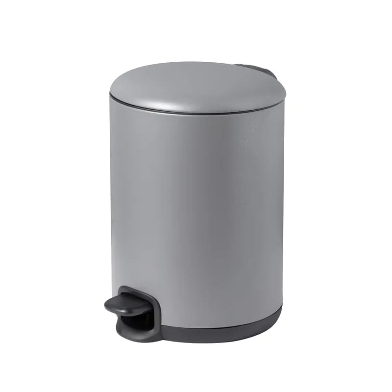 Wiva Trash Bin with Pedal Stella - 5L Capacity - Gray