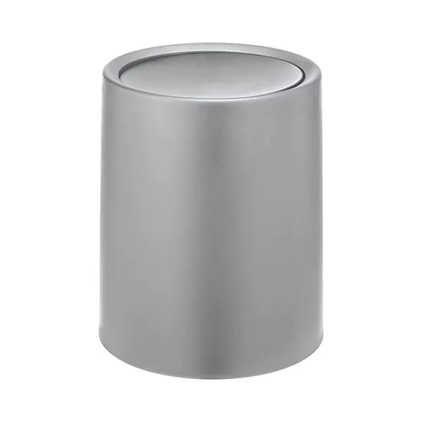 Vinco 'Atri' Swing Lid Bin - 6 Liters - Gray