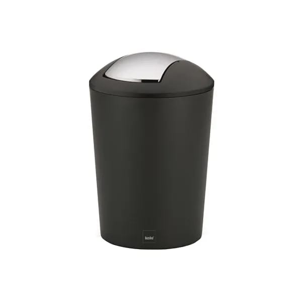 Kela- Swing Lid Basket "Marta" - 5 Liters - Black