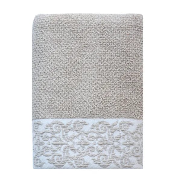 Nova Home Minto Towel - 100% Jacquard Cotton - Beige
