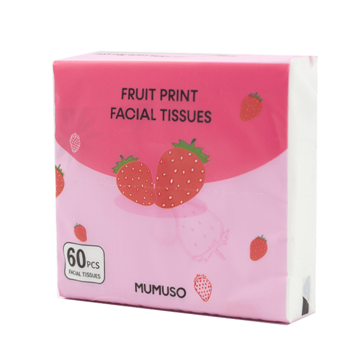 Fruit Print Facial Tissues