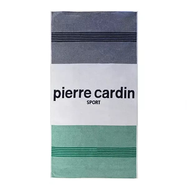 Pierre Cardin 'Sport' Beach Towel - 100% Cotton - 90x170 cm - Green