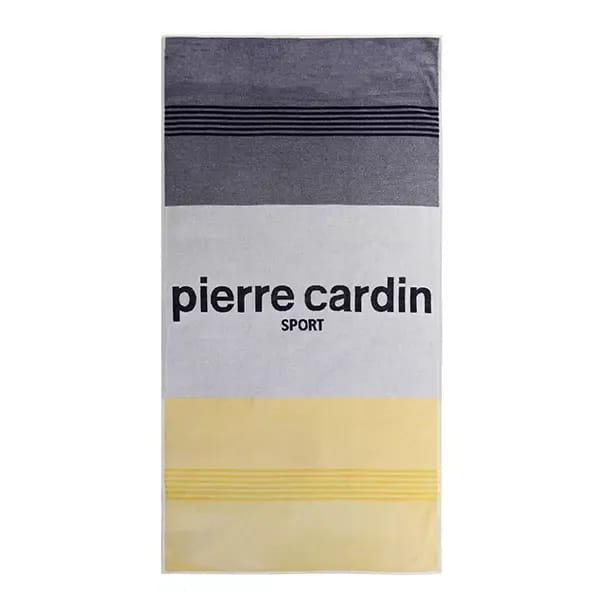 Pierre Cardin 'Sport' Beach Towel - 100% Cotton - 90x170 cm - Yellow