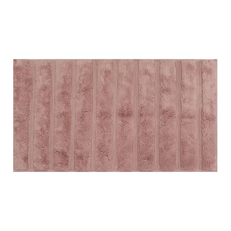 Nova Home Lusora Cotton Bath Mat - Pink (Available in Various Sizes)