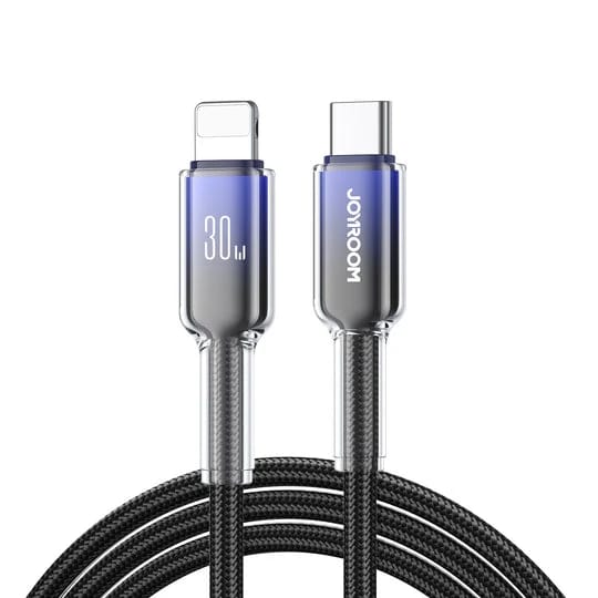 Joyroom كابل شحن سريع 30 واط من نوع C إلى Lightning لأبل