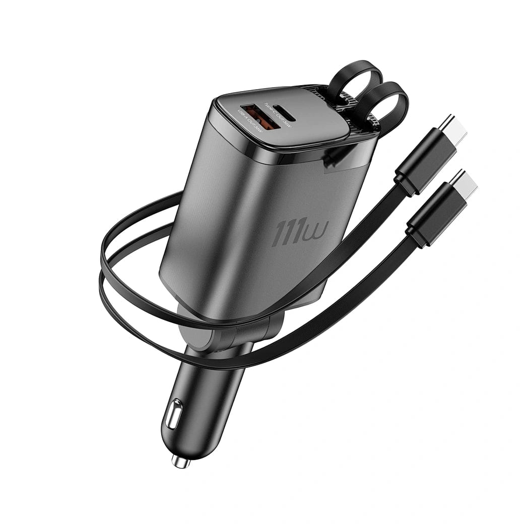 Wiwu Helix Pro USB-A+C Fast Car Charger