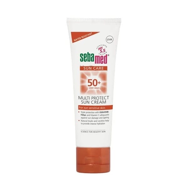سيباميد كريم حماية الشمس متعدد الحماية للبشرة الحساسة SPF50+ 75 مل