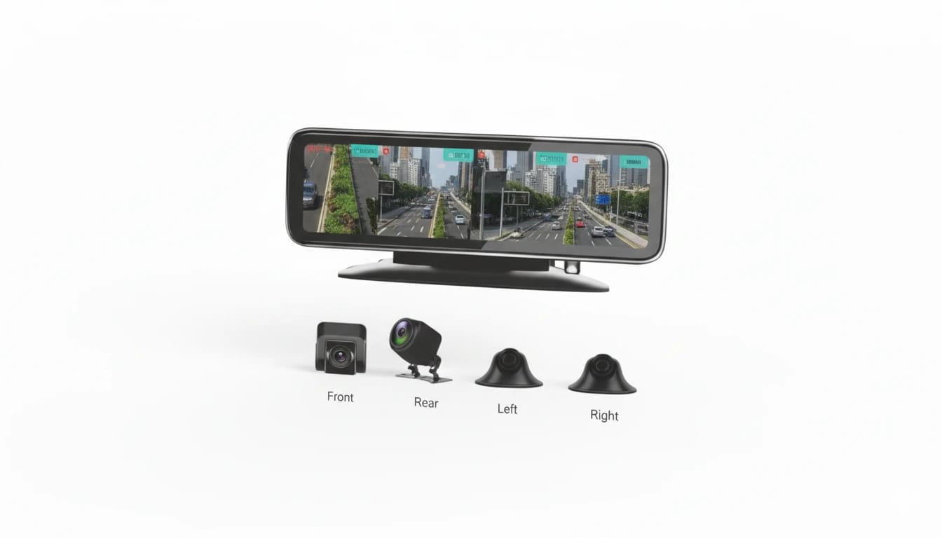 Screen with 360 Degree Cameras