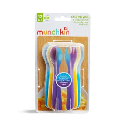 Munchkin 6-Pack Color Change Forks & Spoon