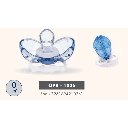 Optimal Dust Free Silicone Pacifier 0+ Assorted