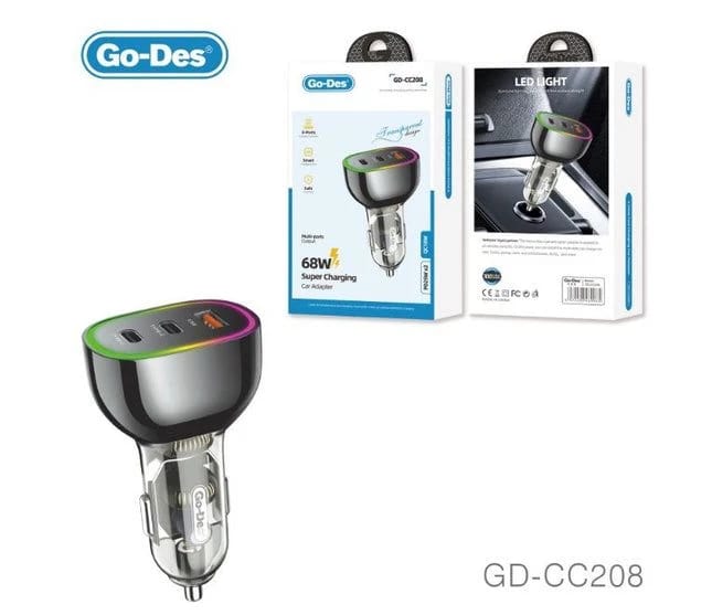 Bluetooth Charger (Go-Des GD-CC208)