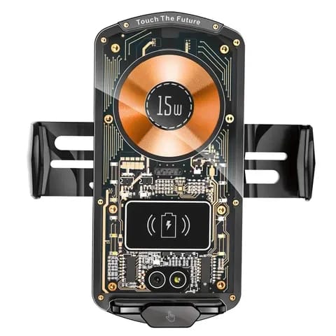 Phone Holder Clip on Air Vent with Wireless Charger