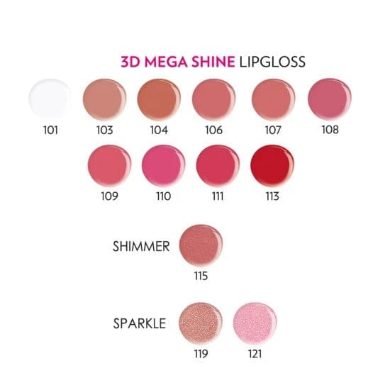 Golden Rose 3D Mega Shine Lip Gloss