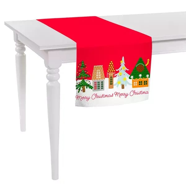 Nova Home "Christmas" Pillow Cover - 40x140 cm - Red
