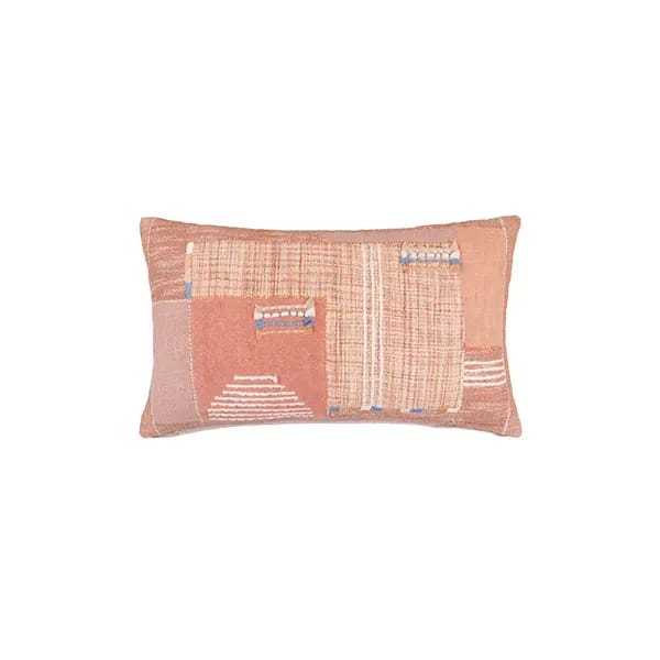 Nova Home "Alchemy" Hand-Embroidered Pillow Cover - 35x60 cm - Orange