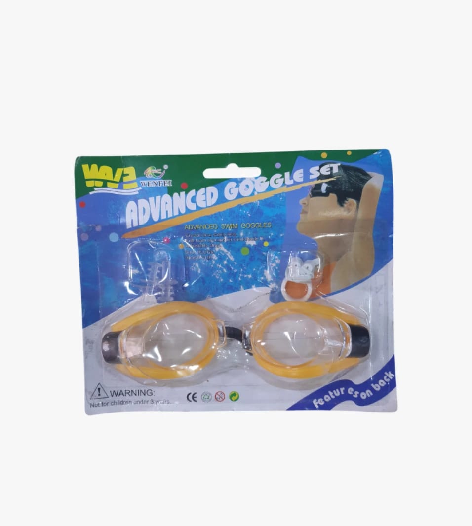 Wave Advanced Swimming Goggles Set, Modern Design for Athletes and Swimming Enthusiasts, Ideal for Men and Women