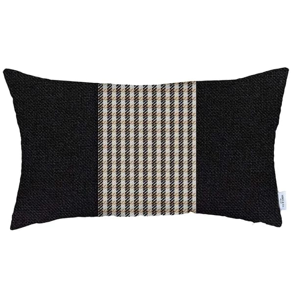 Nova Home "Boho Chic" Jacquard Cushion Cover - 30x50 cm - Black