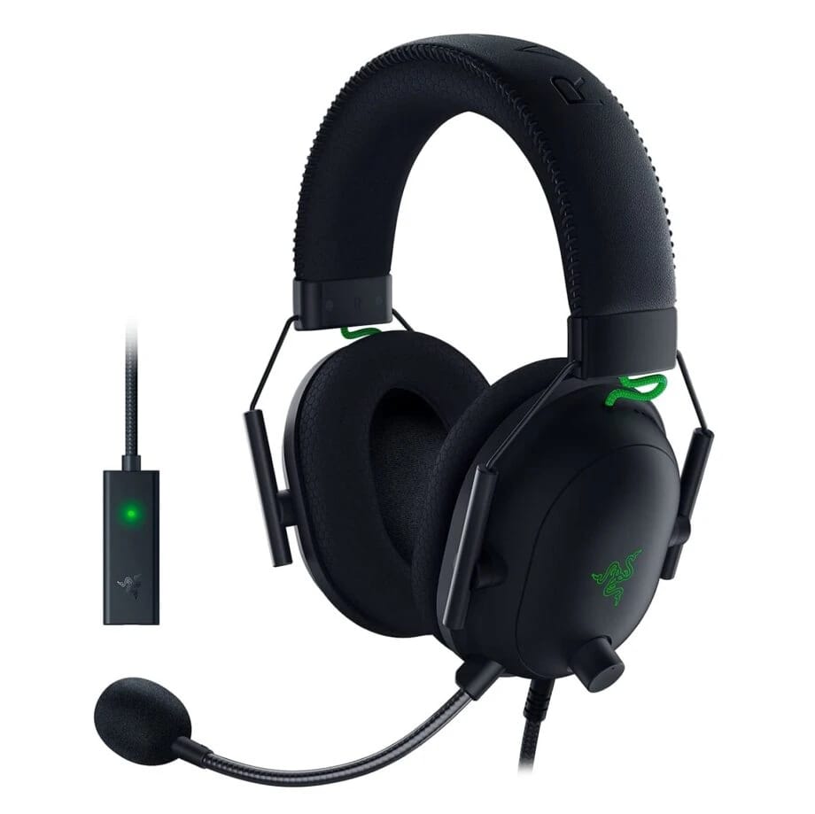 Razer BlackShark V2 Gaming Headset + USB Sound Card