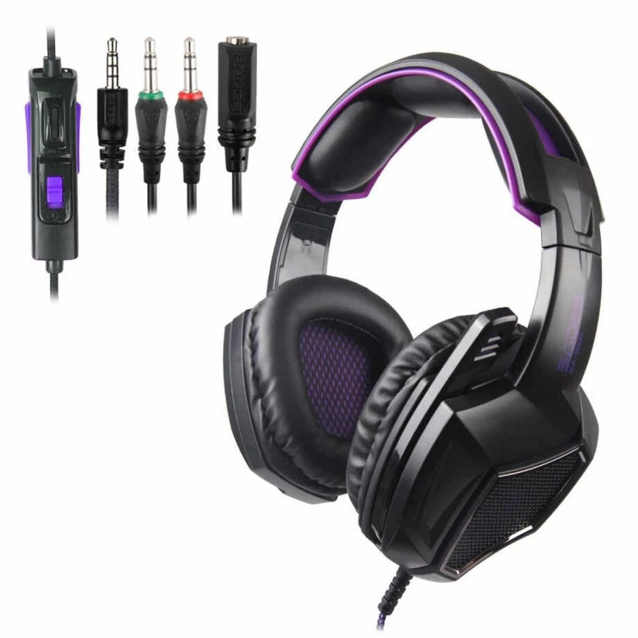 Sades SA-920 Multi-platform Stereo Gaming Headset – Purple