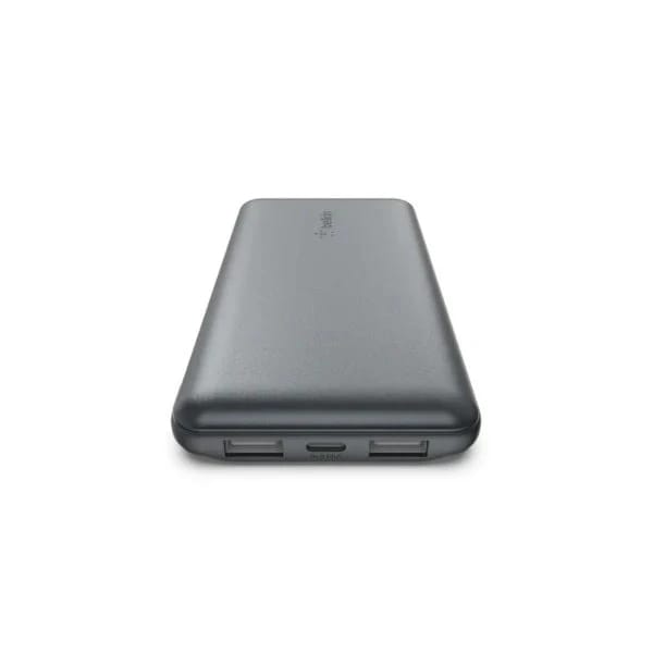 بنك الطاقة بلكين 10 كيلو أمبير 15 واط USB-C و2xUSB-A، رمادي فضائي