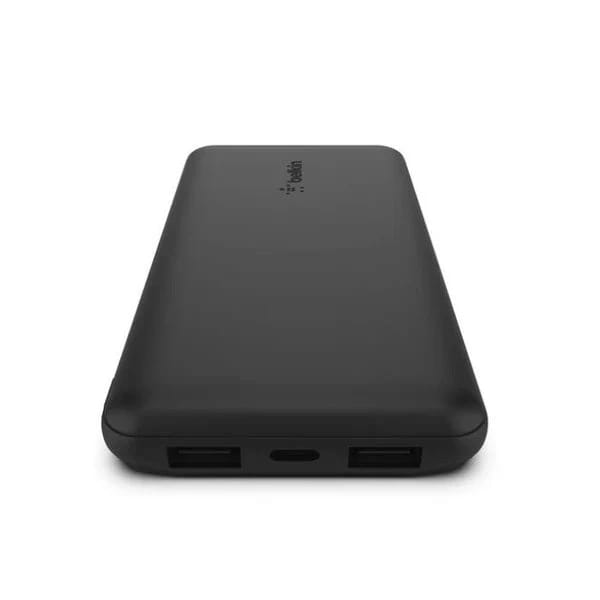 بلكين بنك الطاقة الأسود بكابل USB-C مدمج 10k PD20w