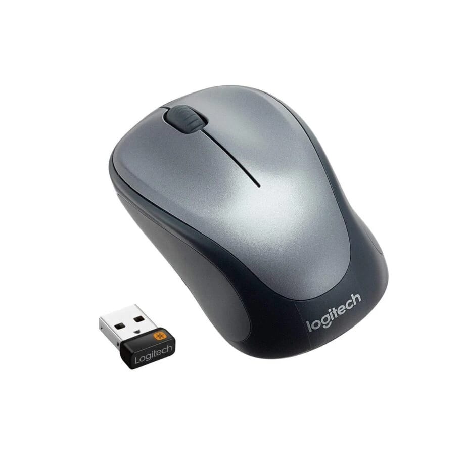 Logitech M235 Wireless Mouse with USB Receiver - Grey