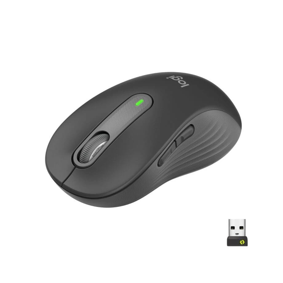 Logitech Signature M650 Medium Wireless & Bluetooth Mouse – Graphite