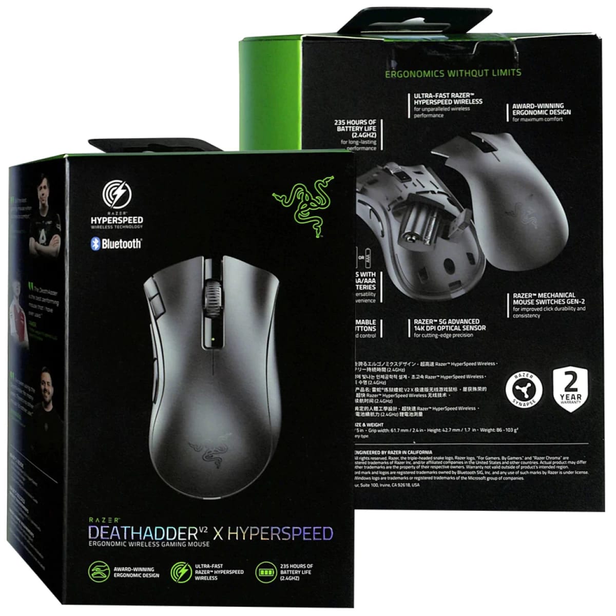 Razer DeathAdder V2 X Hyperspeed Wireless Gaming Mouse