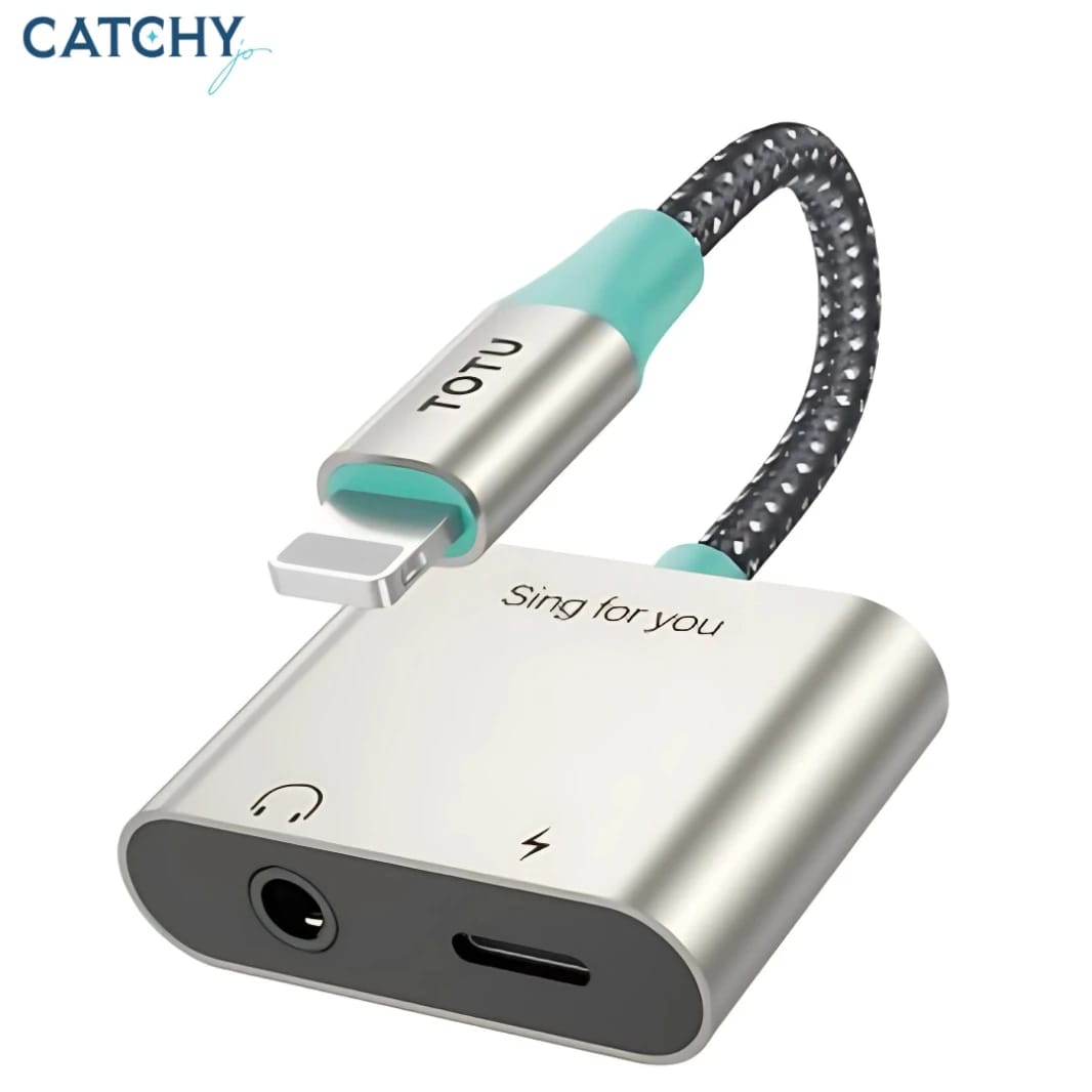 TOTU AD-2 Lightning Series Audio Adapter