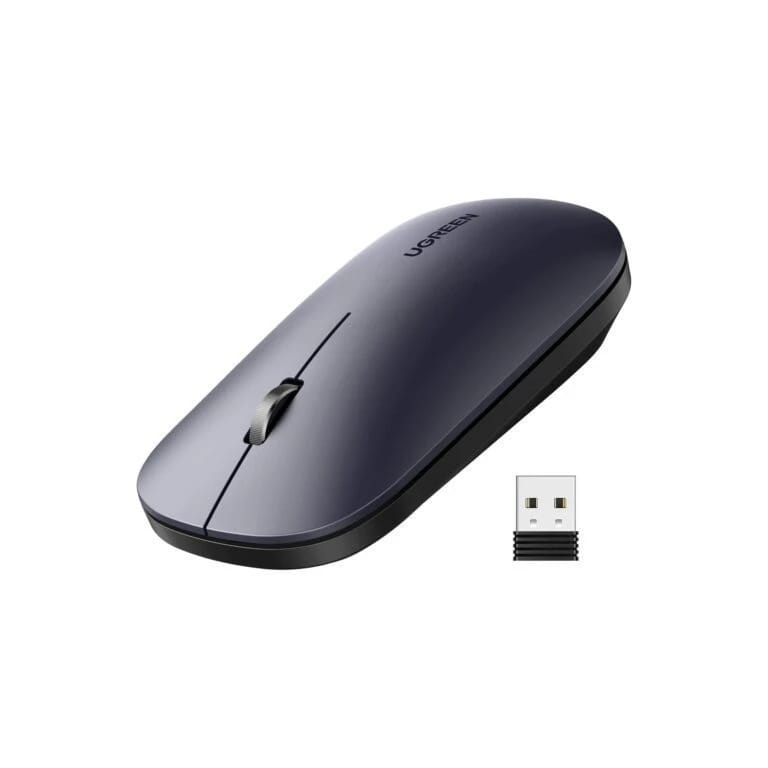 UGreen Silent Ultra Slim Wireless Mouse – Black