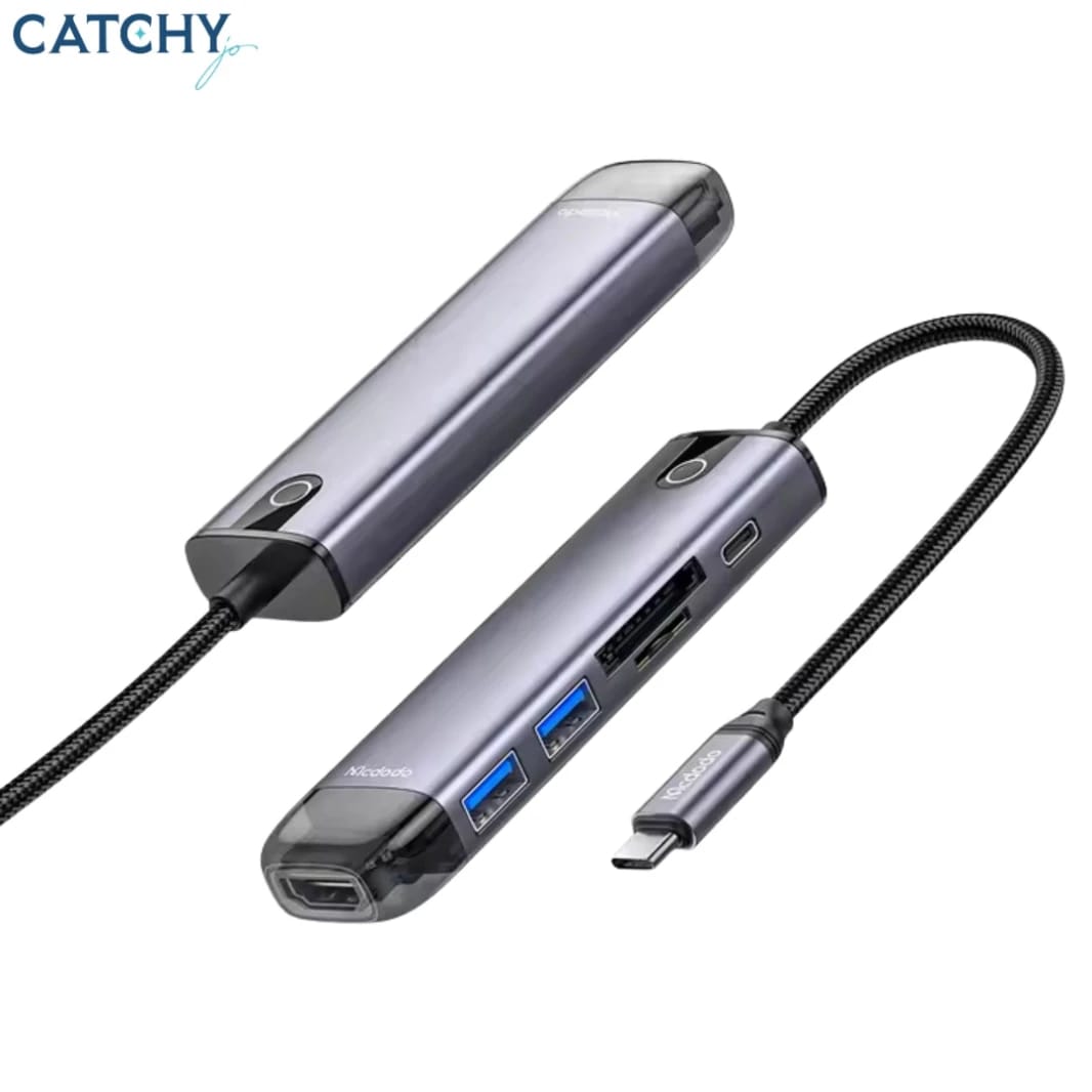شاحن محول سفر USB 6 في 1