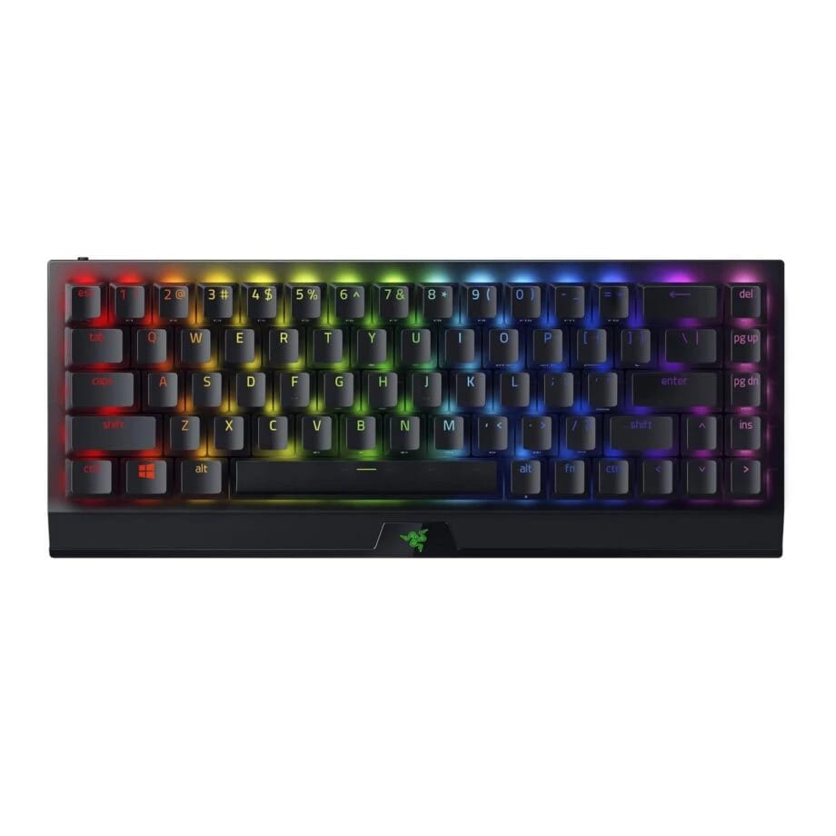 Razer BlackWidow V3 Mini 65% HyperSpeed Wireless Mechanical Gaming Keyboard – Yellow Silent Mechanical Switches