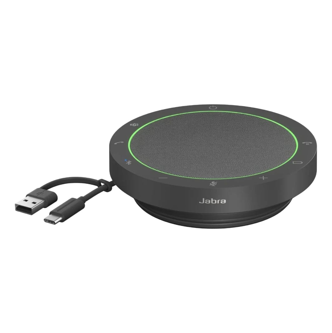 Jabra Speak2 55 Wireless Bluetooth Speakerphone - Compact with 4 Noise-Cancelling Mics
