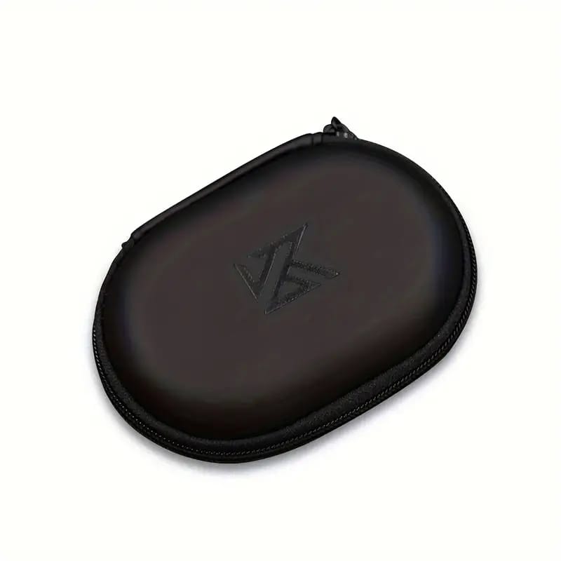 KZ Zipper Bag for KZ Earphones Leather Case - Black