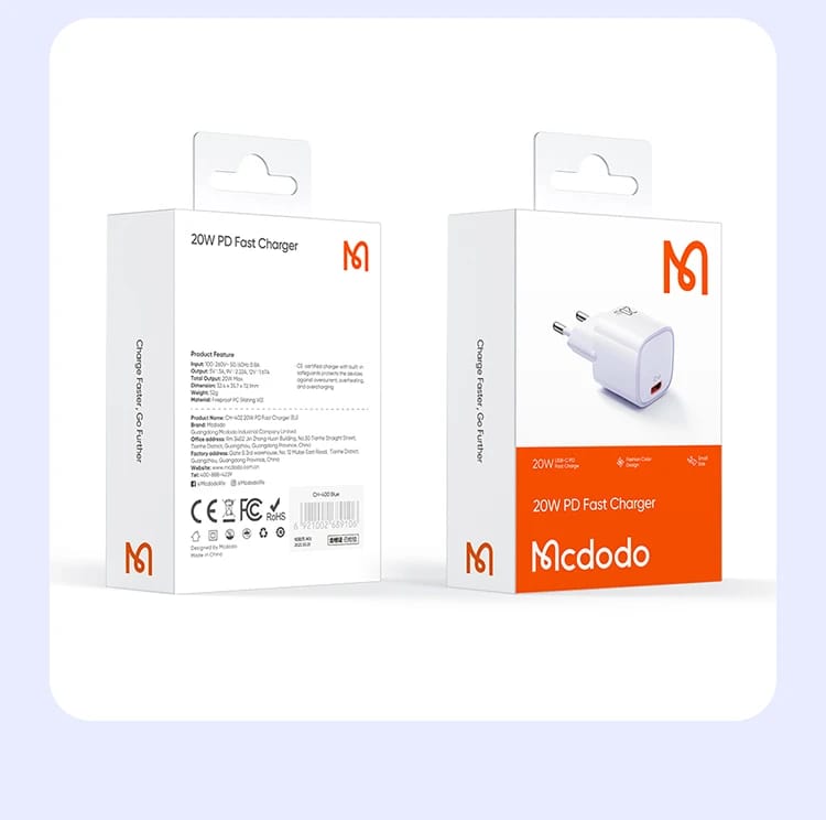McDodo Fast Type-C Charger 20W