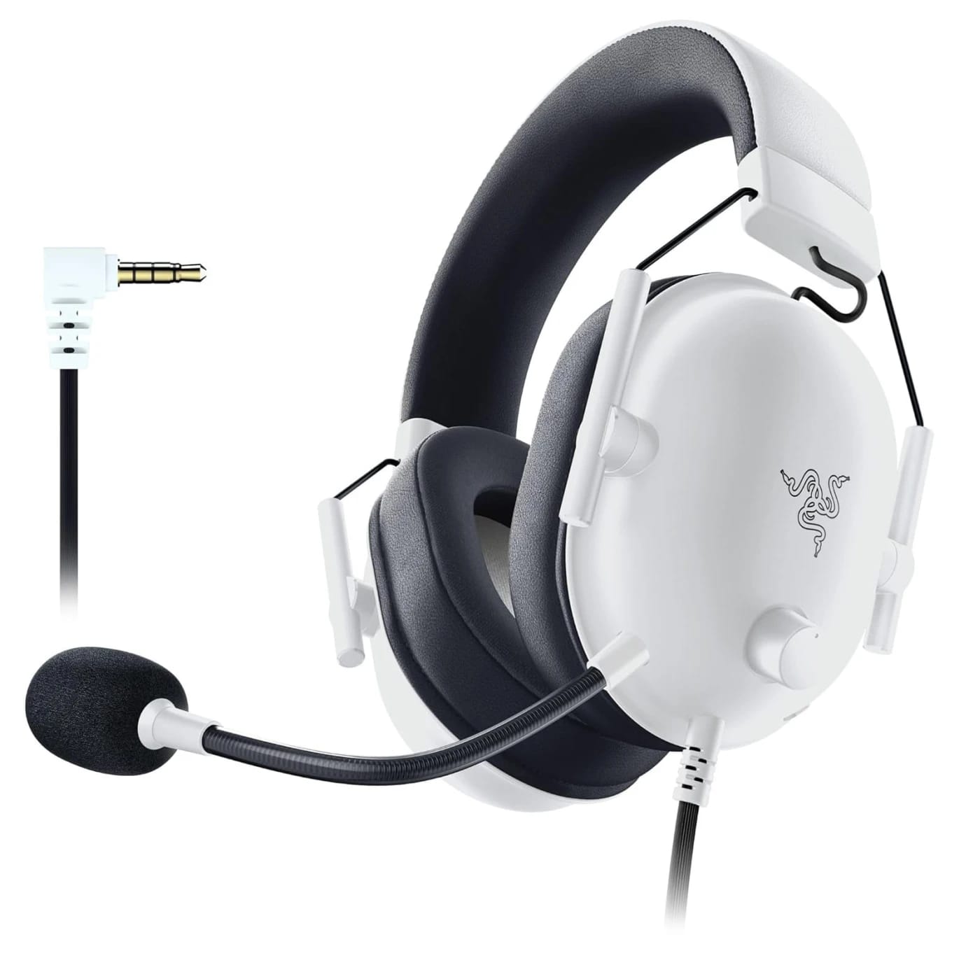 Razer BlackShark V2 X 7.1 Surround Sound (3.5mm) Gaming Headset - White