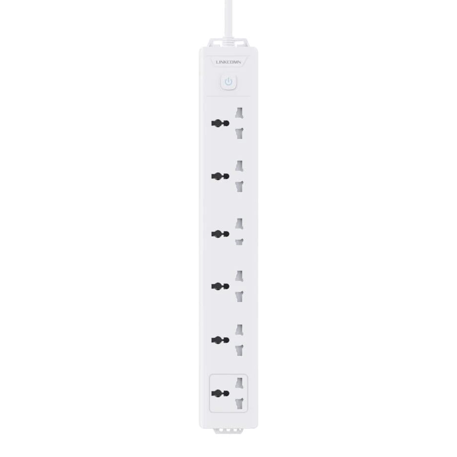 Linkcomn Power Strip 6-Sockets 5m-Power Cord – [LC-PS601]